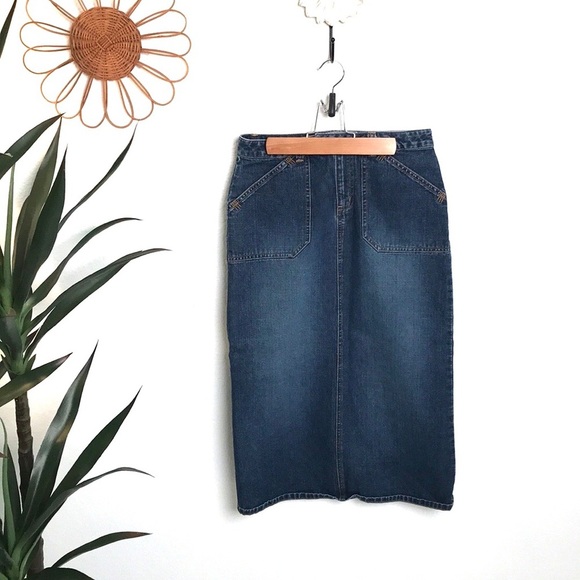Vintage Old Navy Denim Skirt - Picture 1 of 8